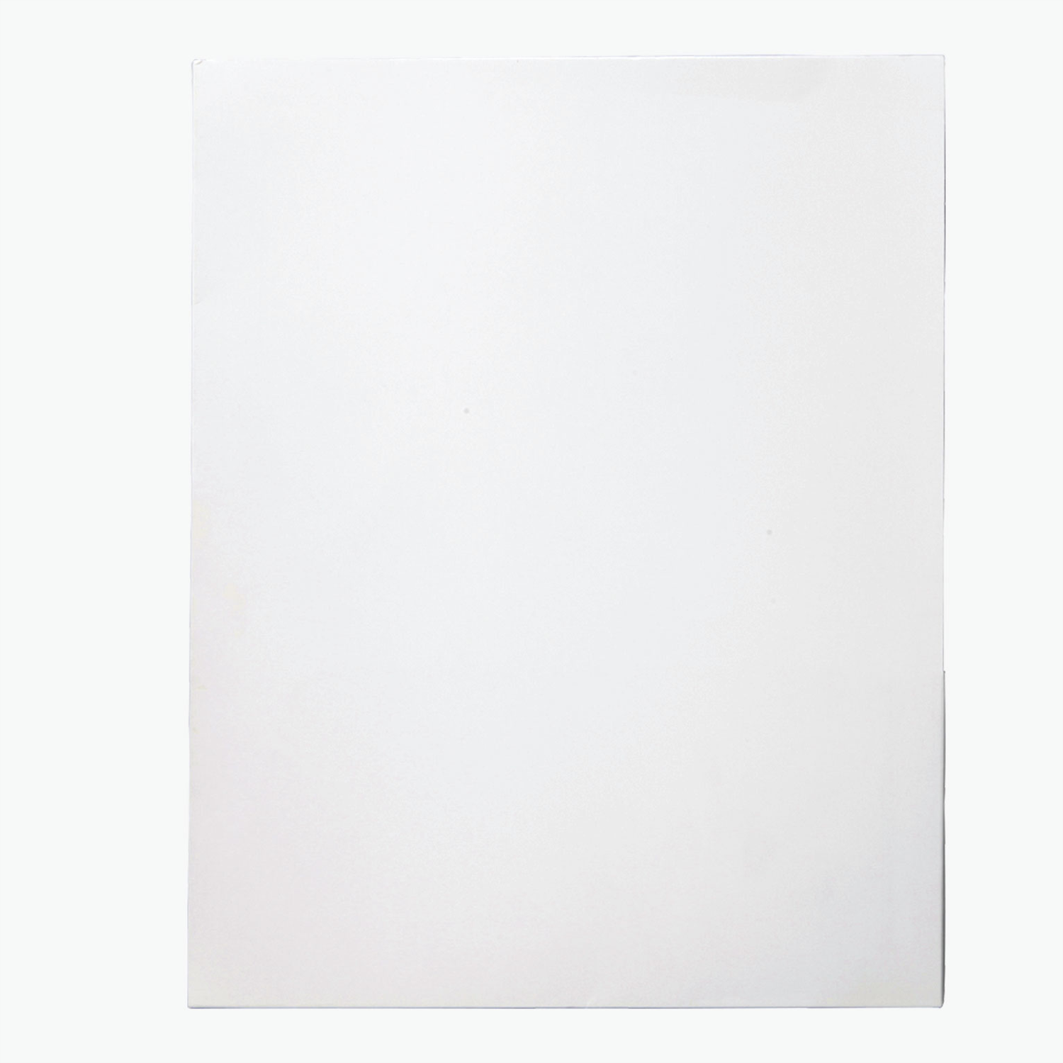 White Presentation Folder - Blank - Business Card Slits | Marco Promos
