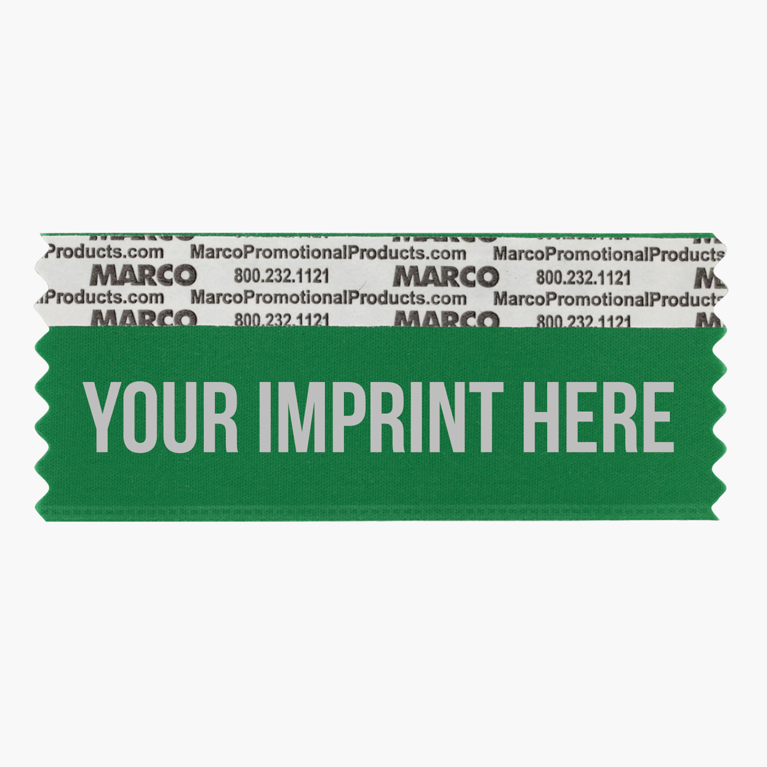 3 1/2 x 1 5/8 Horizontal Ribbon - Custom Title, H3-CUSTOM - Marco Promos
