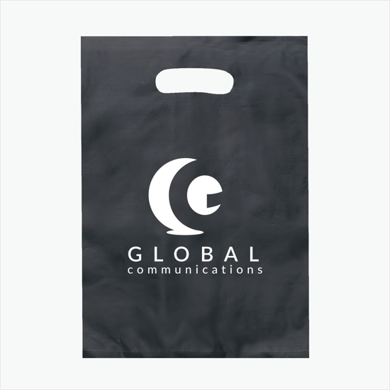 Frosted Die Cut Handle Bag Small, PB501 Marco Promos