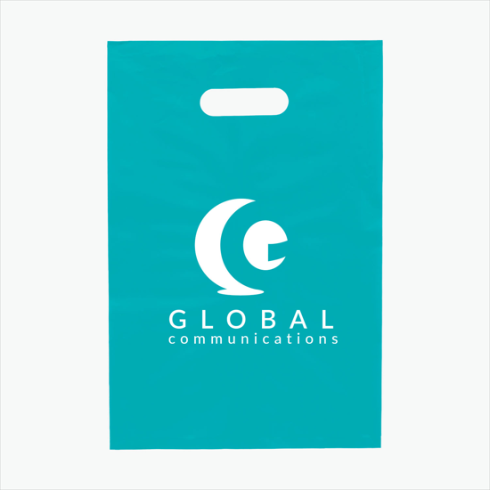 Frosted Die Cut Handle Bag Small, PB501 Marco Promos