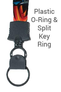 Plastic O-Ring and Split Key Ring