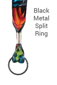 Black Metal Split Ring