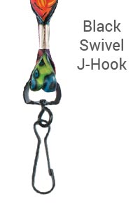 Black Swivel J-Hook