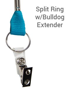 Split Ring with Bulldog Extender