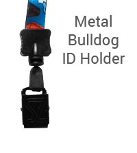 Metal Bulldog ID Holder