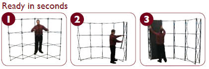 Curved Tabletop Display Ready in Seconds Curved Tabletop Display Ready in Seconds